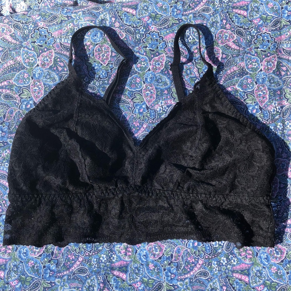 Victoria’s Secret PINK sexy black lace bralette